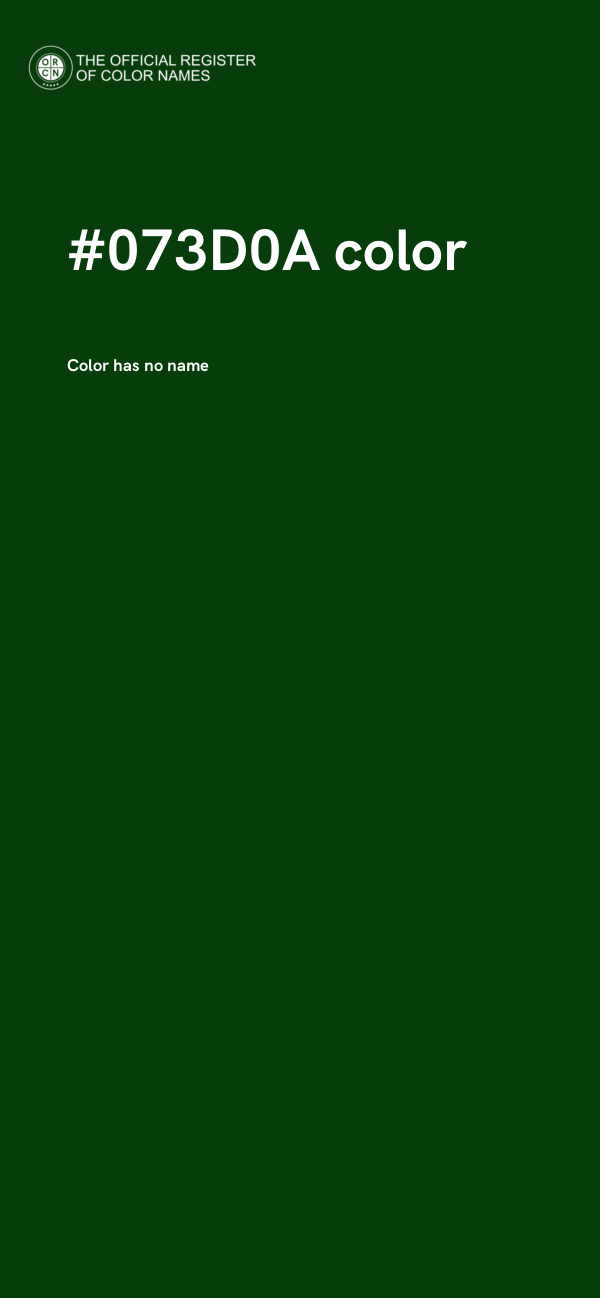 #073D0A color image