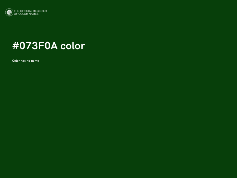 #073F0A color image