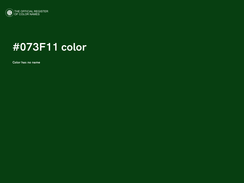 #073F11 color image
