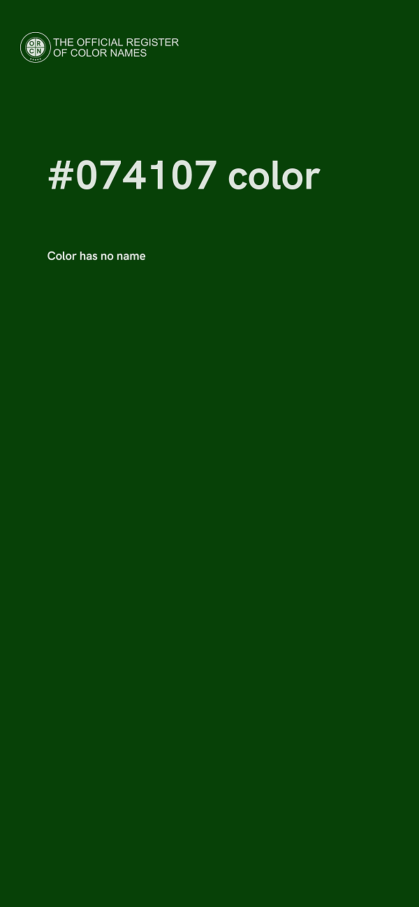 #074107 color image
