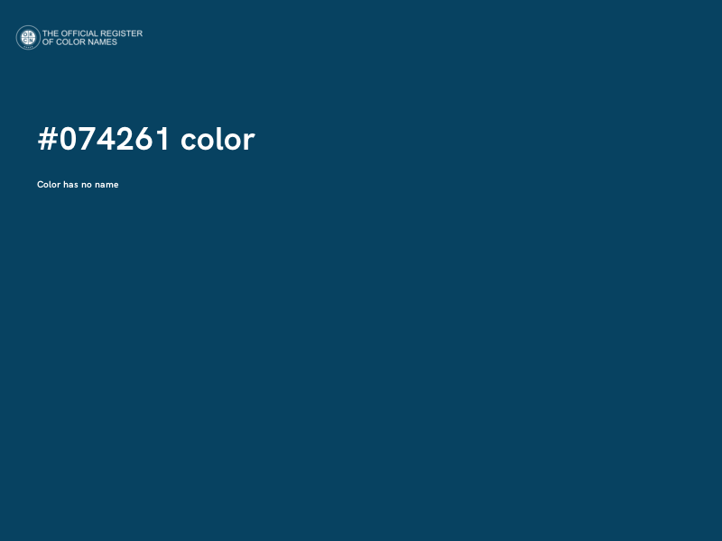 #074261 color image