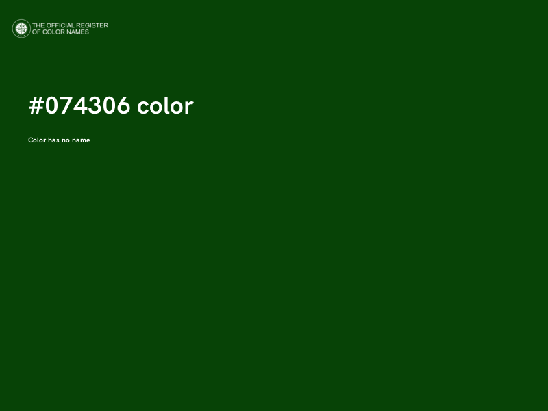 #074306 color image