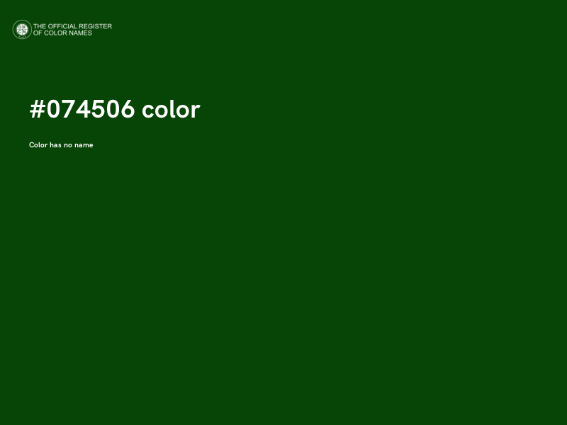 #074506 color image