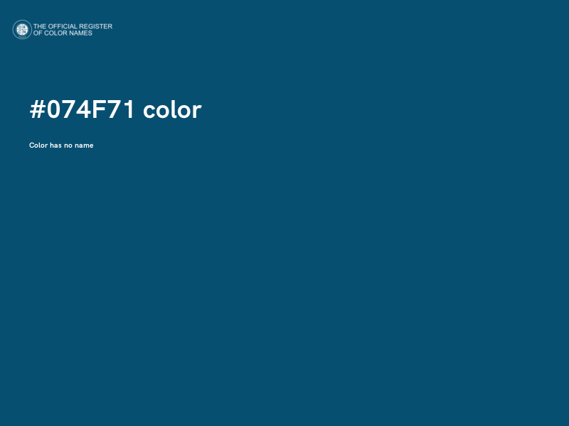 #074F71 color image