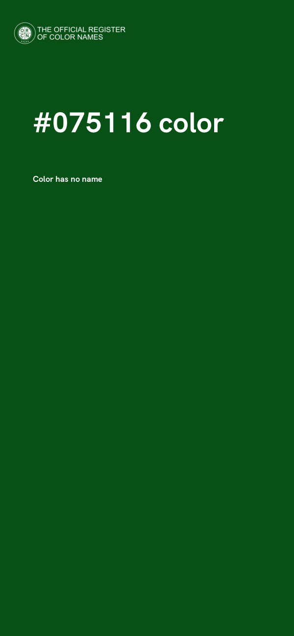 #075116 color image