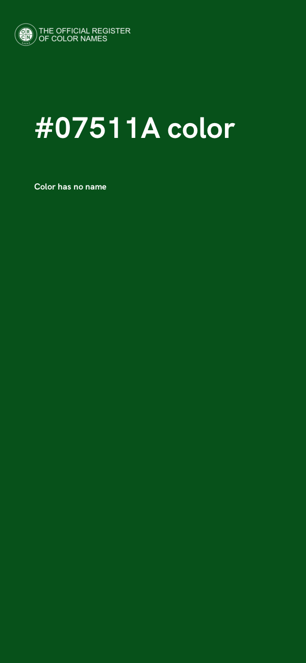 #07511A color image