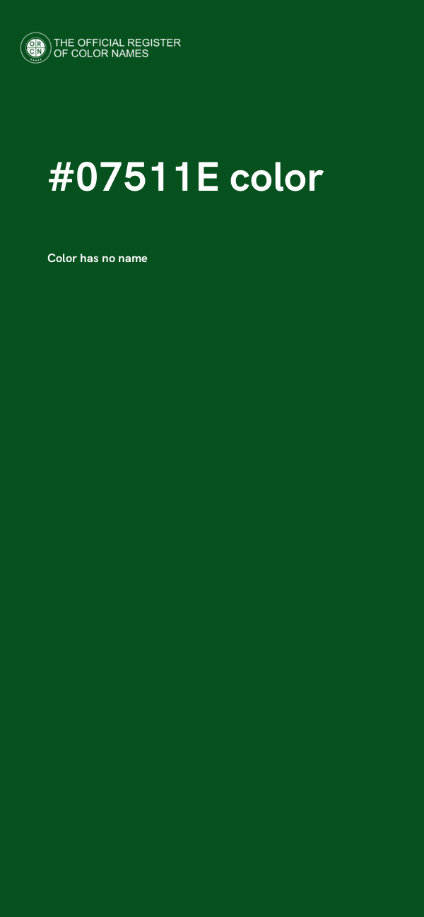 #07511E color image