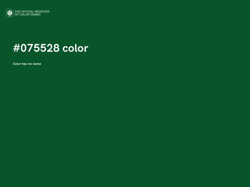 #075528 color image
