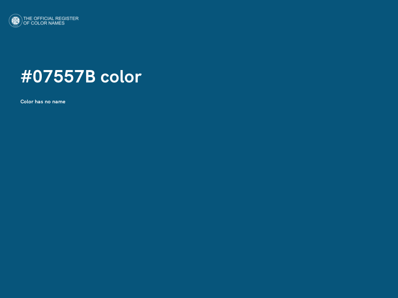 #07557B color image