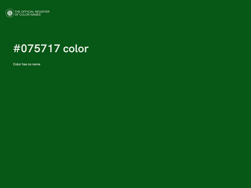 #075717 color image