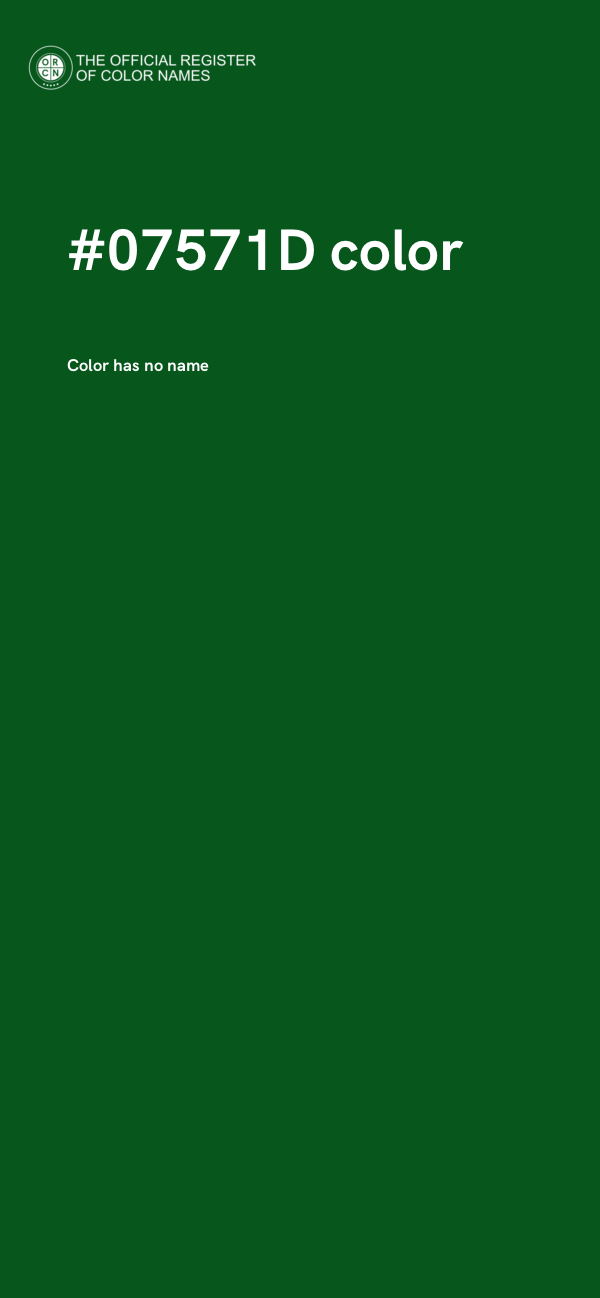 #07571D color image
