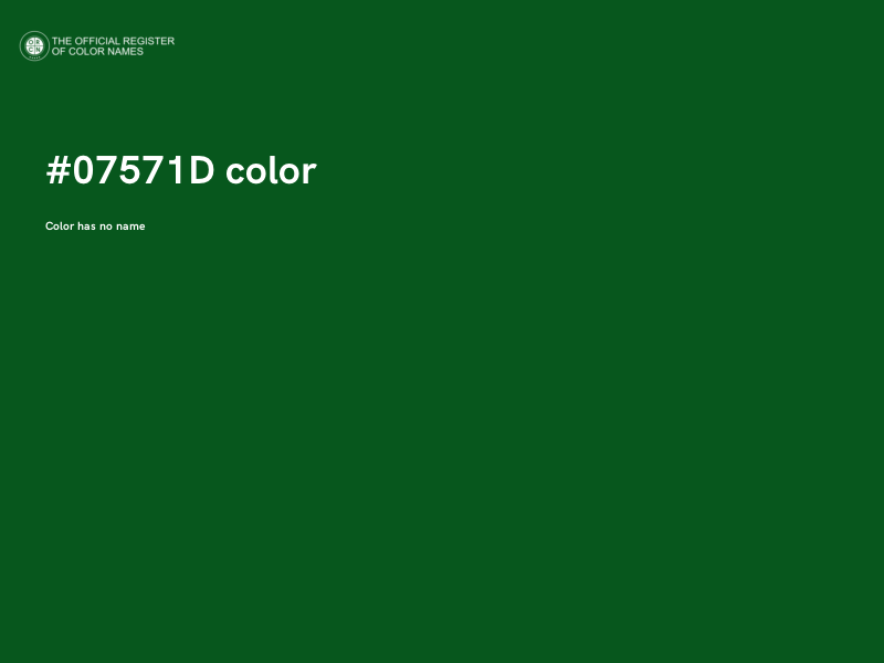 #07571D color image