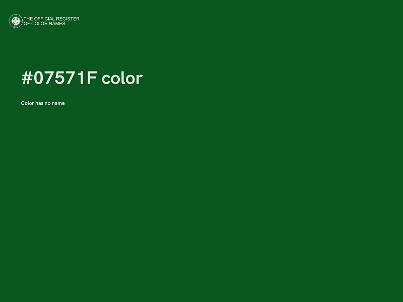 #07571F color image