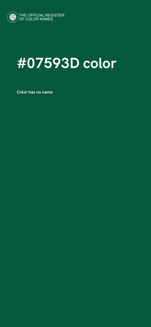 #07593D color image