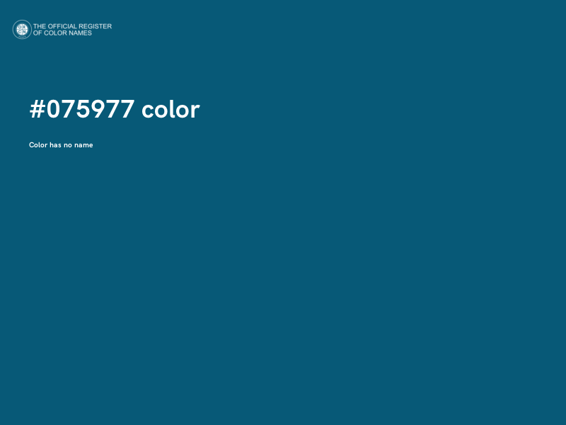 #075977 color image