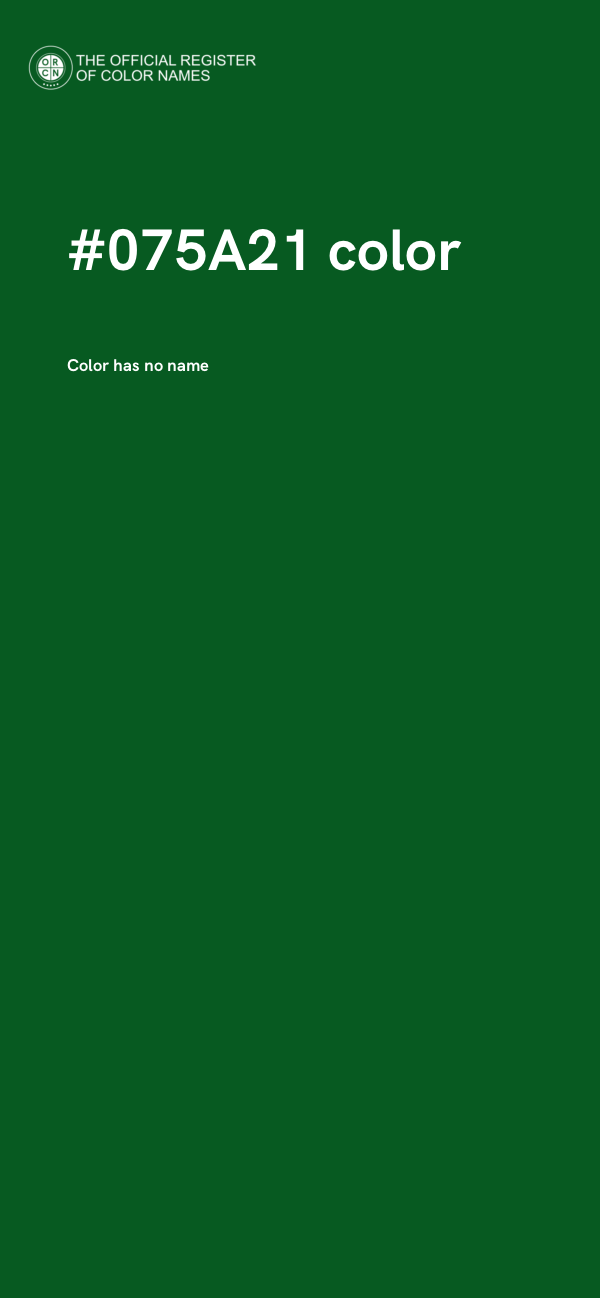 #075A21 color image