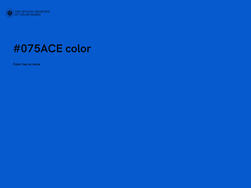 #075ACE color image