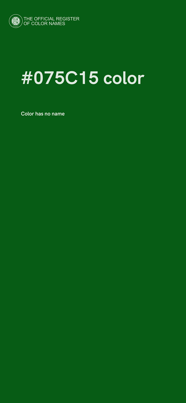 #075C15 color image
