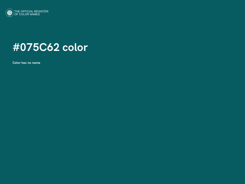 #075C62 color image