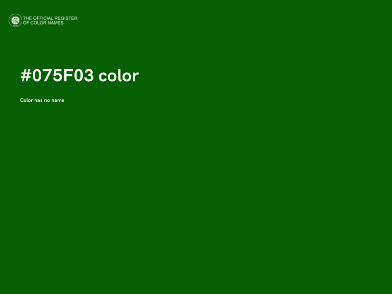 #075F03 color image