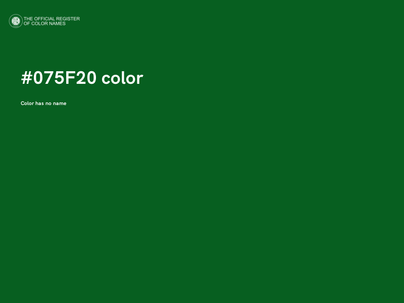 #075F20 color image