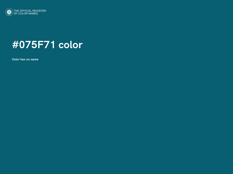 #075F71 color image