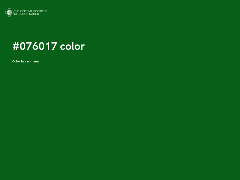 #076017 color image