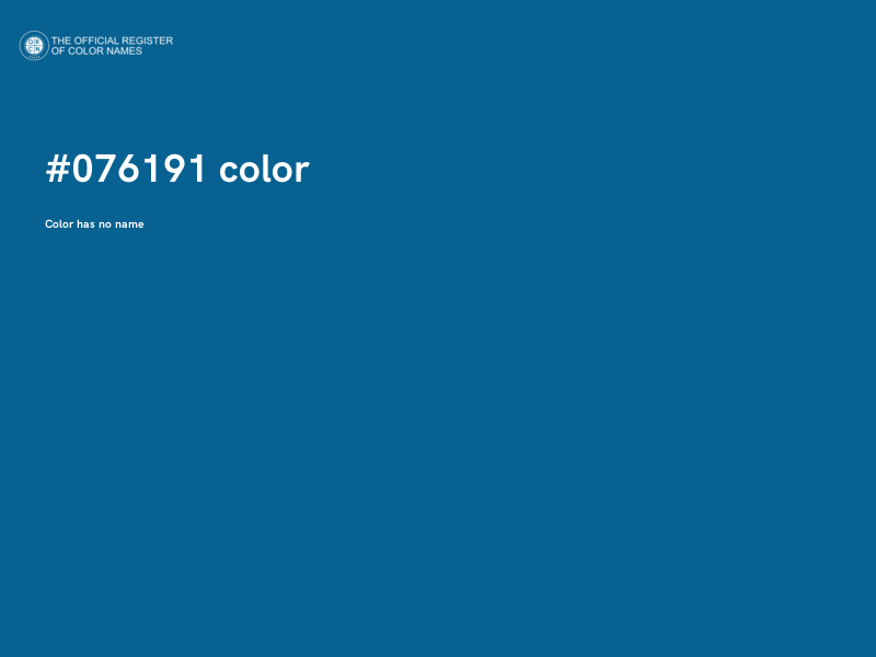 #076191 color image