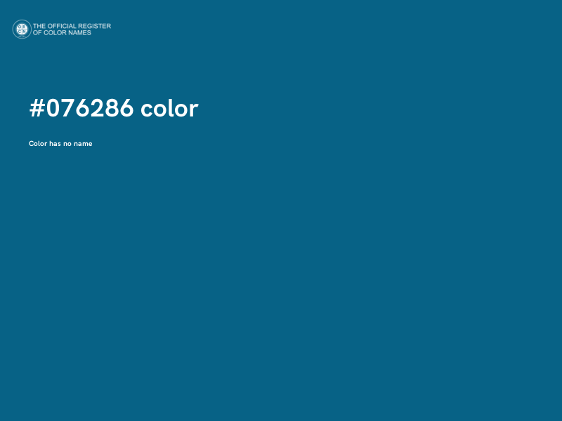#076286 color image