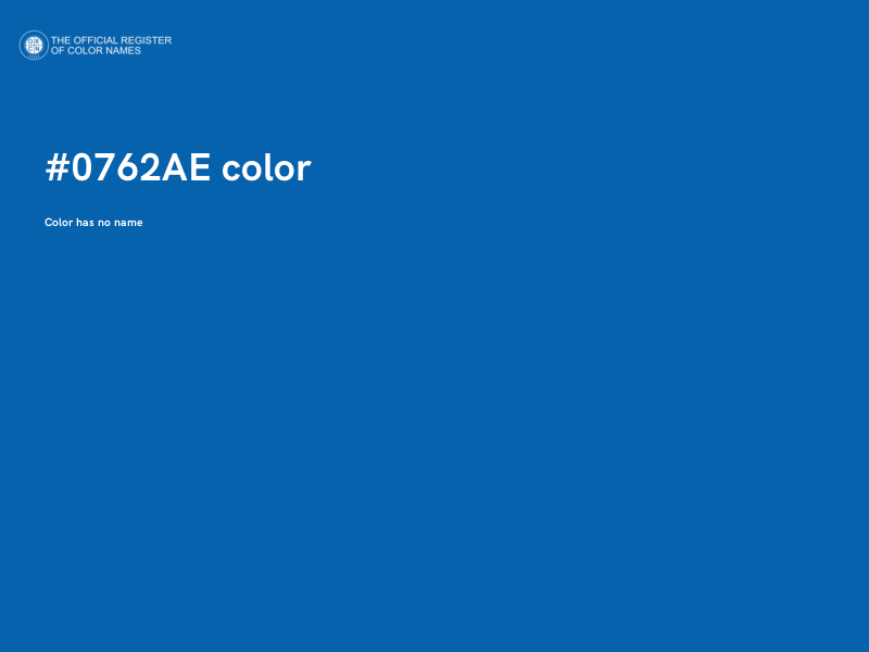 #0762AE color image