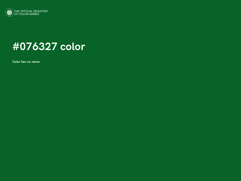 #076327 color image