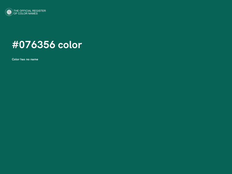 #076356 color image