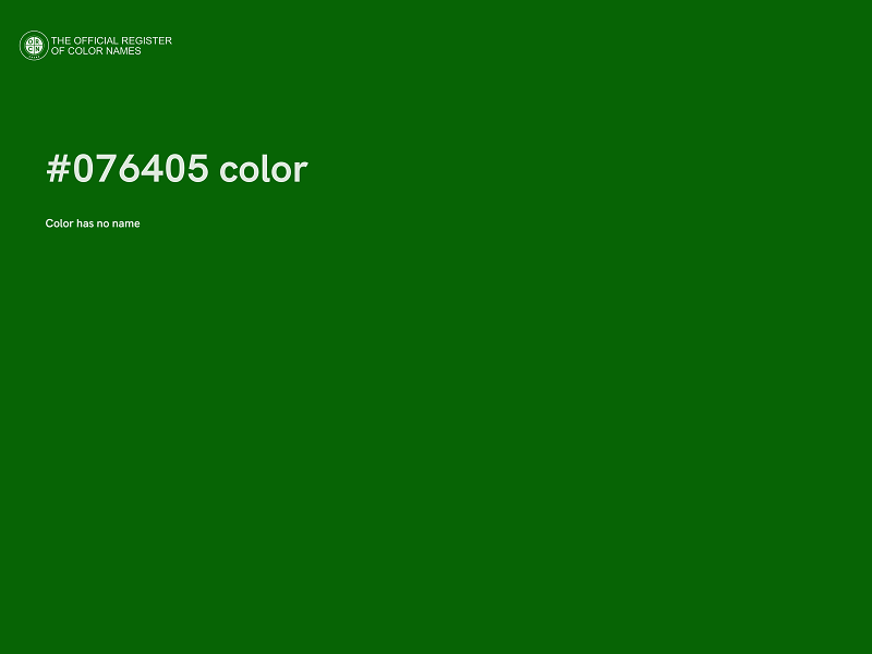 #076405 color image