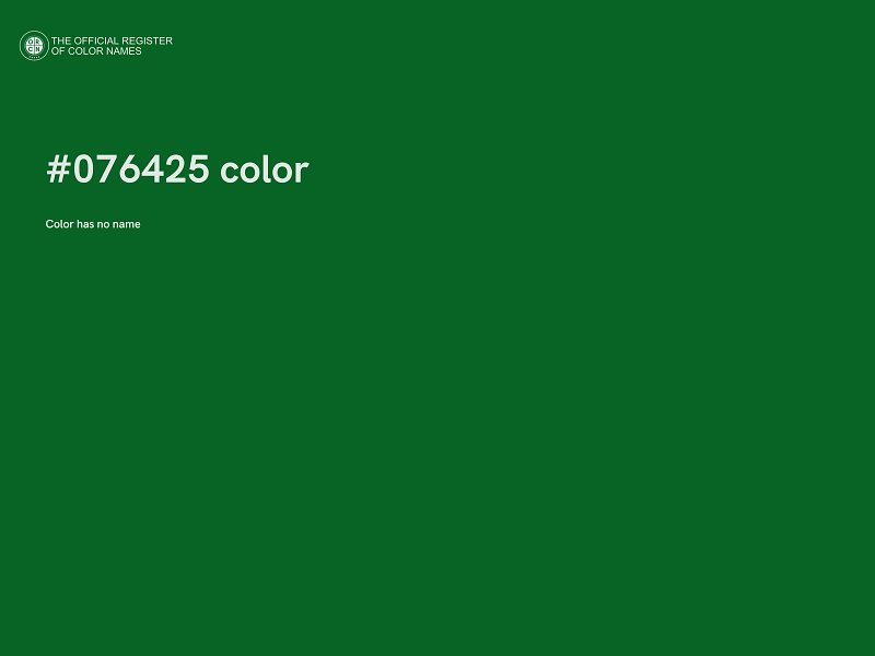 #076425 color image