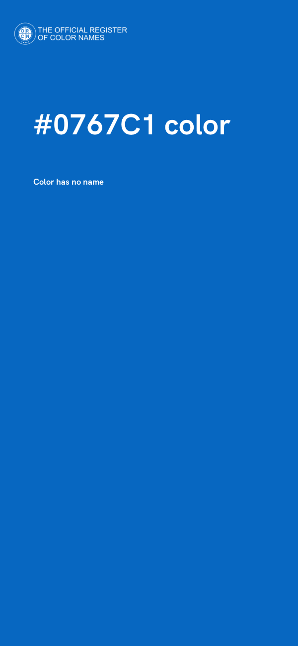 #0767C1 color image