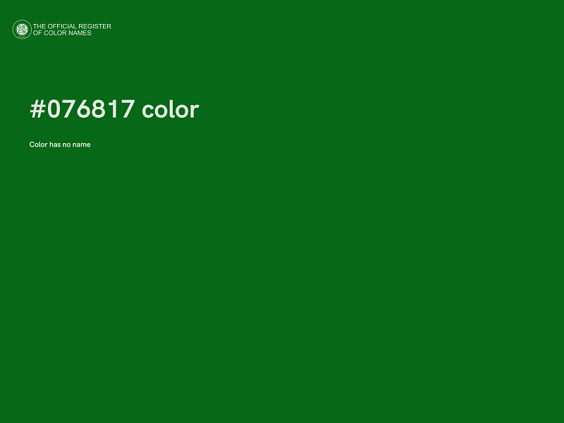 #076817 color image