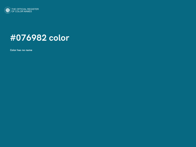 #076982 color image