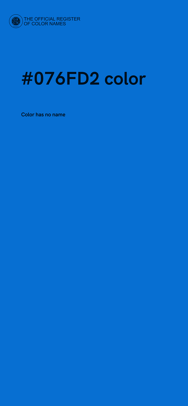 #076FD2 color image
