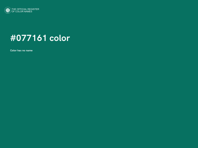 #077161 color image