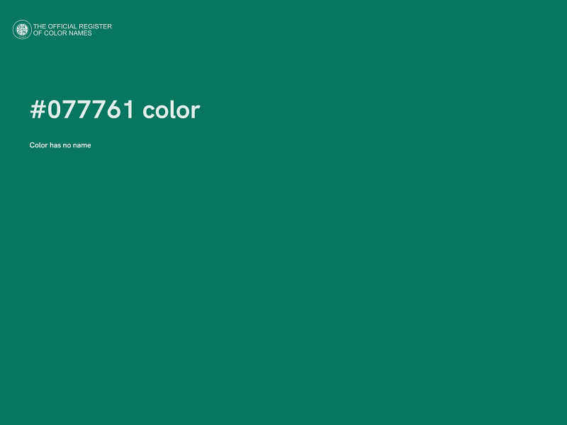 #077761 color image