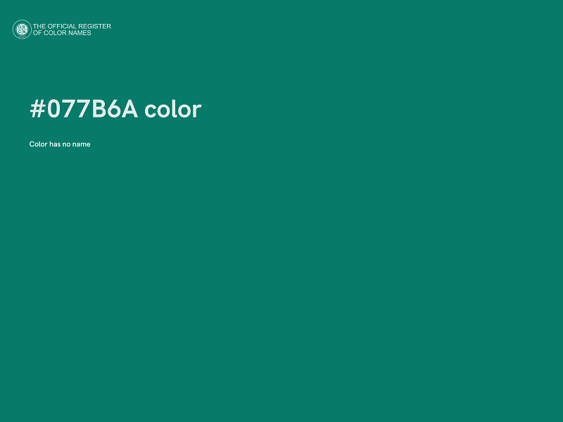 #077B6A color image
