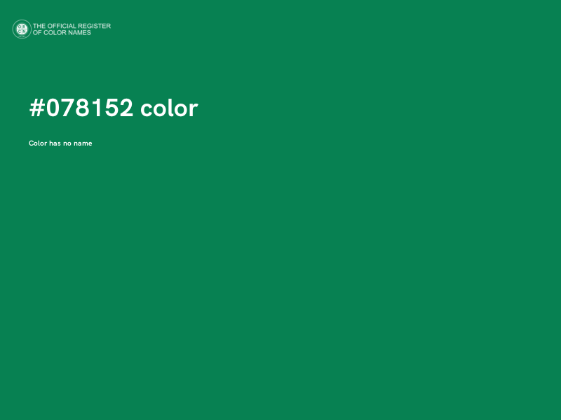 #078152 color image