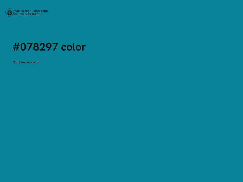 #078297 color image