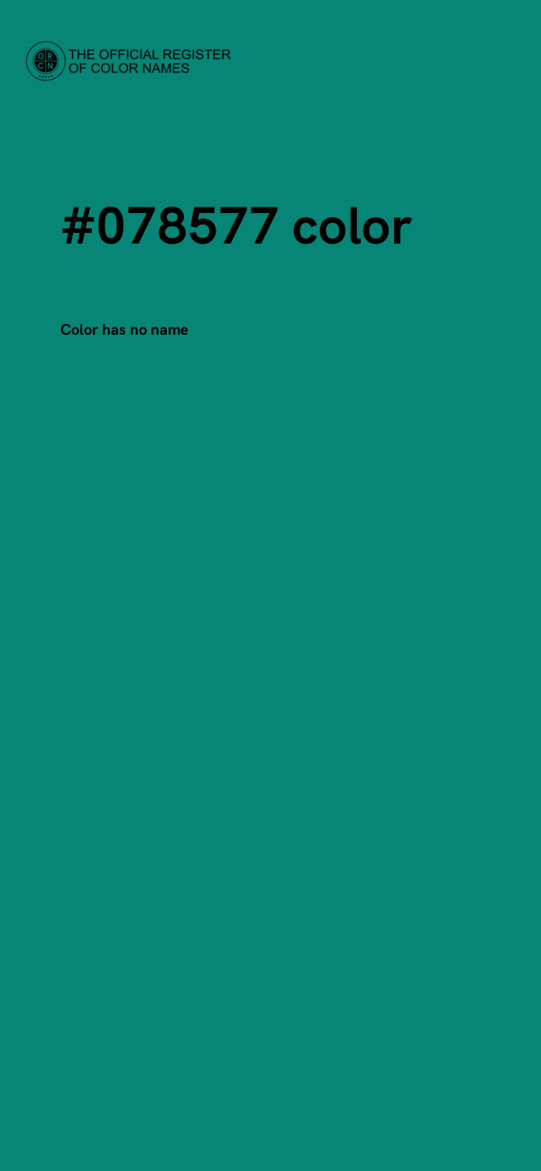 #078577 color image