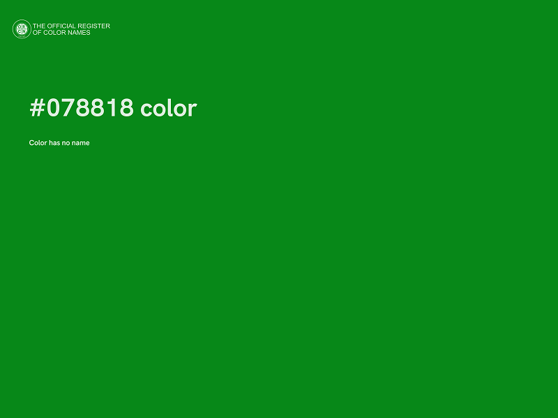 #078818 color image