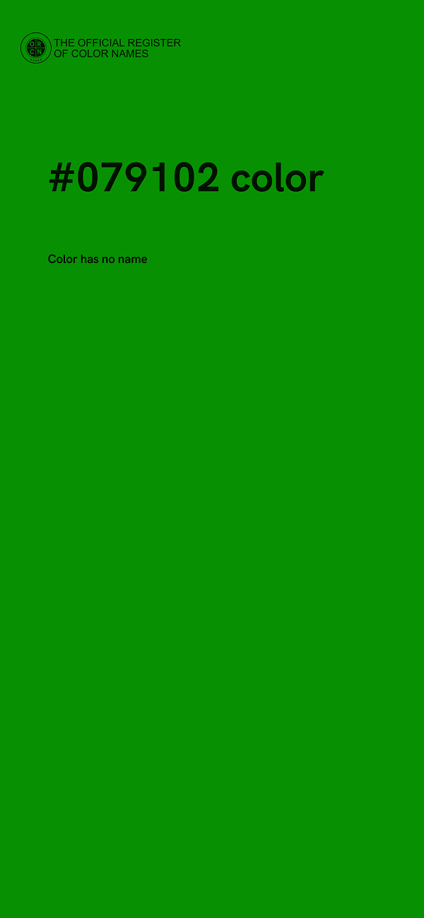 #079102 color image