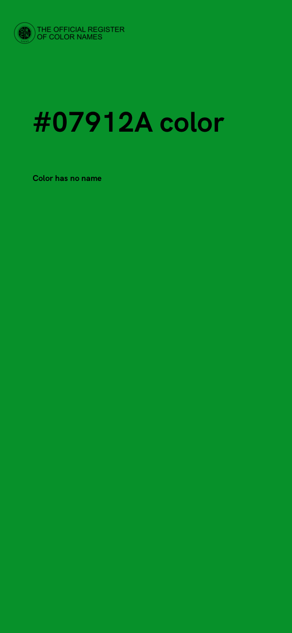 #07912A color image
