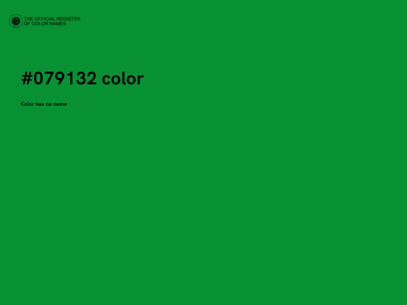 #079132 color image