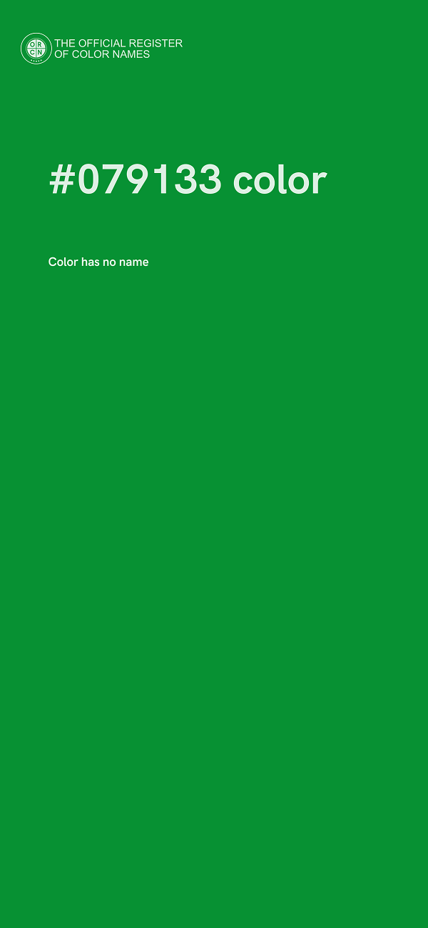 #079133 color image