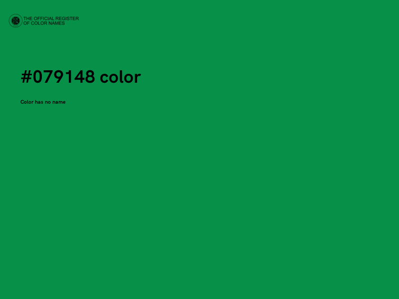 #079148 color image